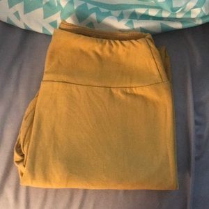 OS mustard Lularoe leggings